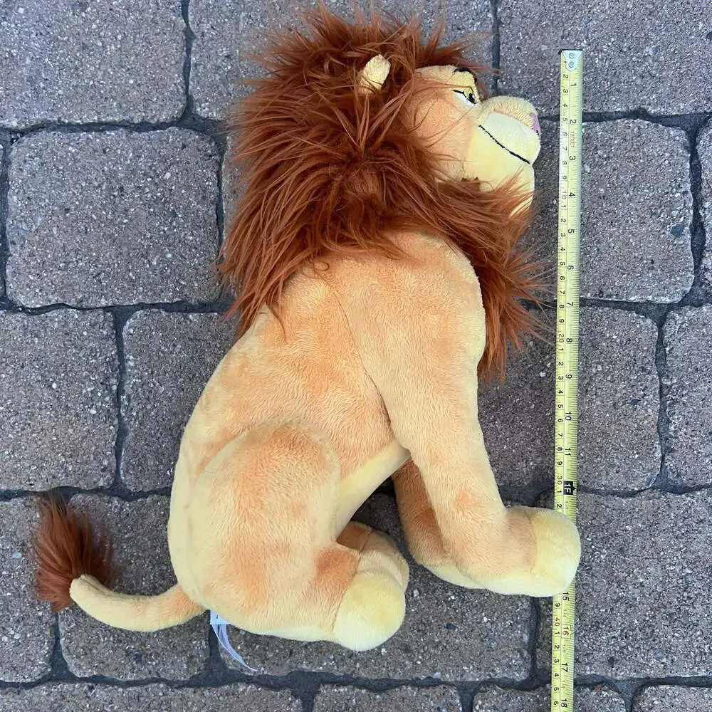Disney Store Mufasa 14” Plush Toy Stuffed Animal Lion King